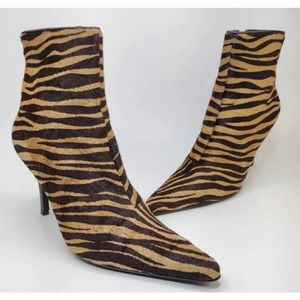 Women’s Antonio Melani Neena Long Black Boots 3” Heel Zipper with Box  Size 9 M Women main image 4